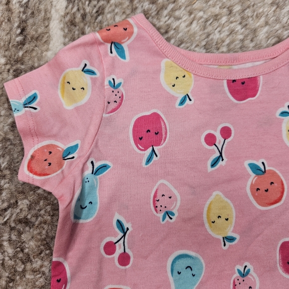 Garanimals Baby Girls Shirt 3 to 6 Months Pink Fruit Print Knit Tee - Picture 5 of 5